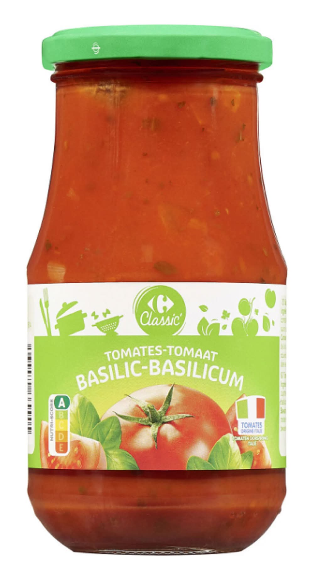 Carrefour Classic' - Sauce tomates basilic (420g)