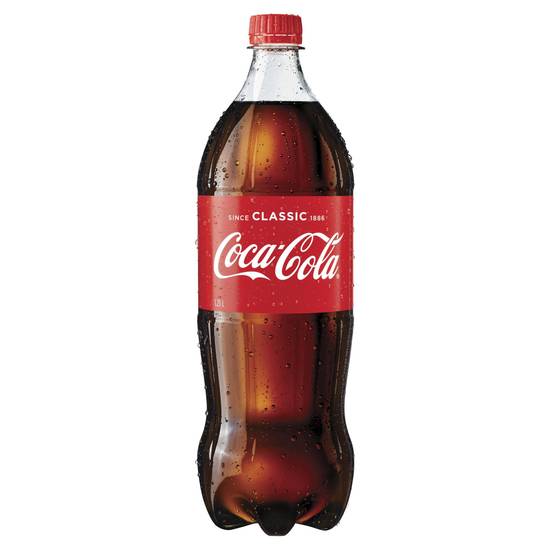 Coca-Cola Classic Soft Drink Bottle 1.25L