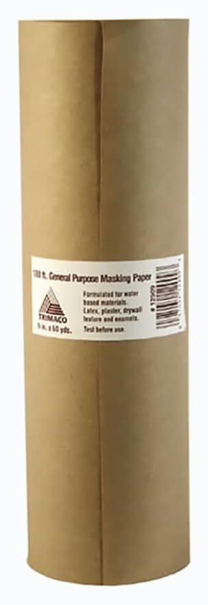 Trimaco 9-in x 180-ft Non-adhesive Craft Masking paper