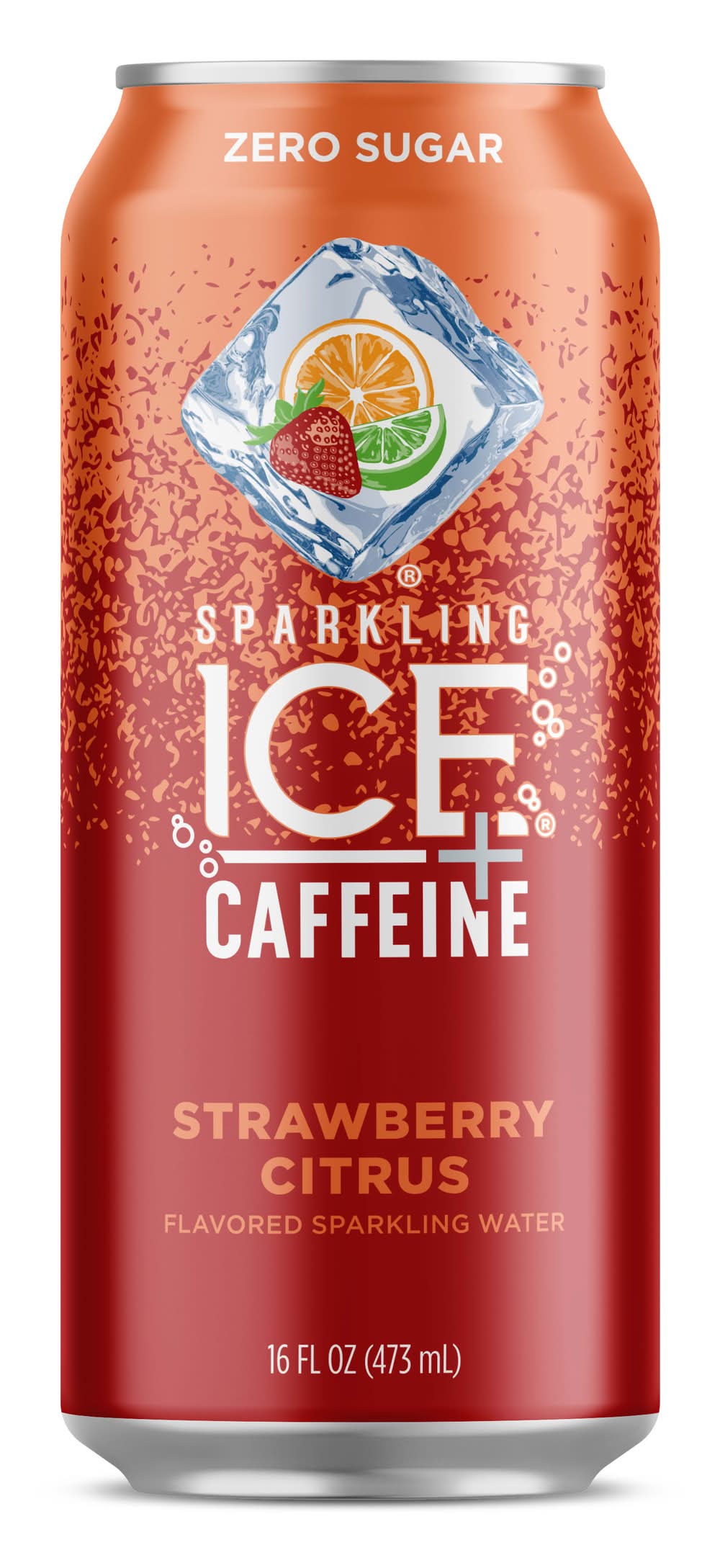 Sparkling Ice Spiked Caffeine Sparkling Water, Strawberry Citrus (16 fl oz)