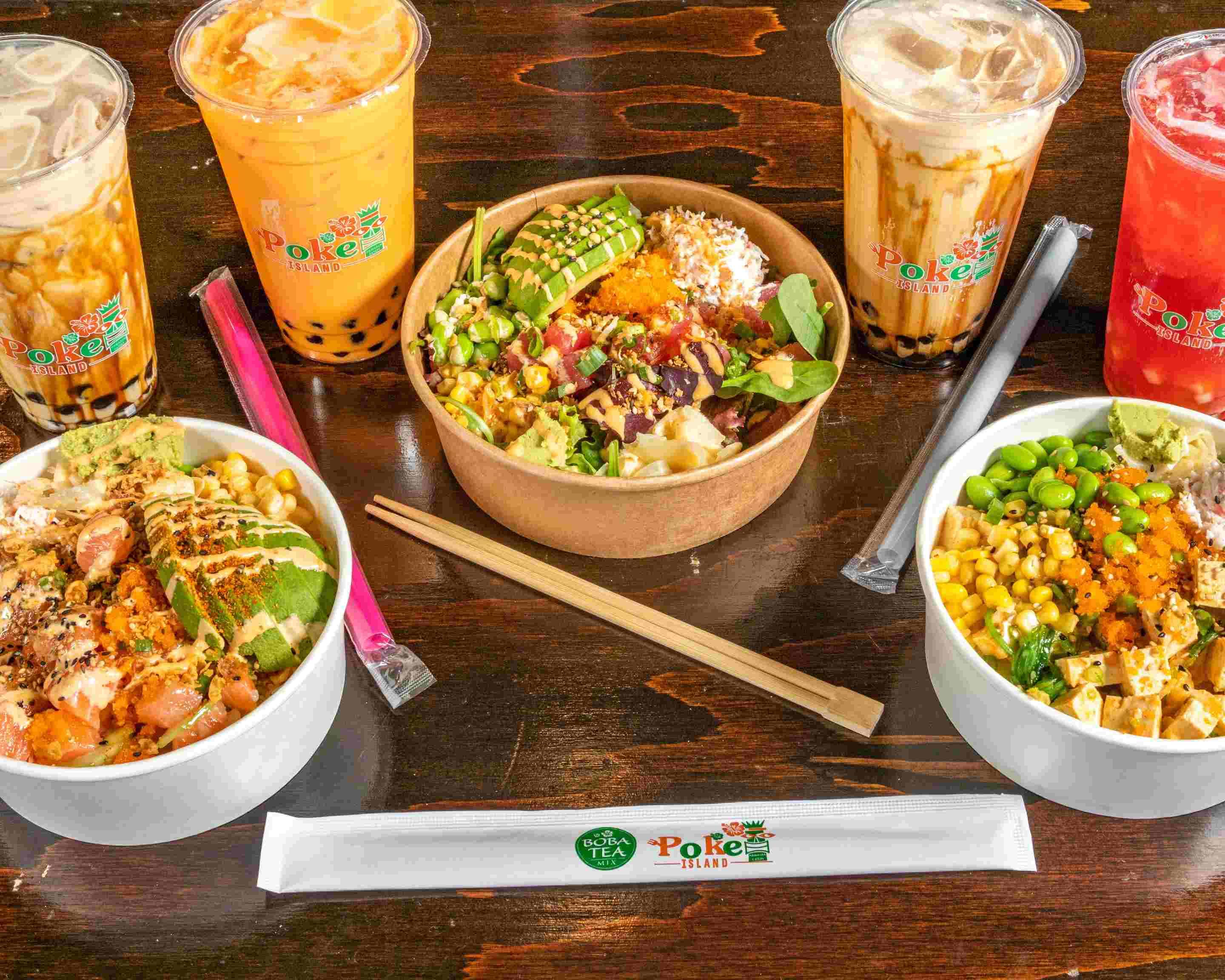 Poke Island Menu Huntington Beach • Order Poke Island Delivery