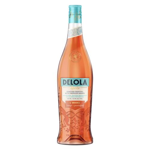 Delola L’orange Spritz Crafted Cocktail Liquor Bottle (750 ml)