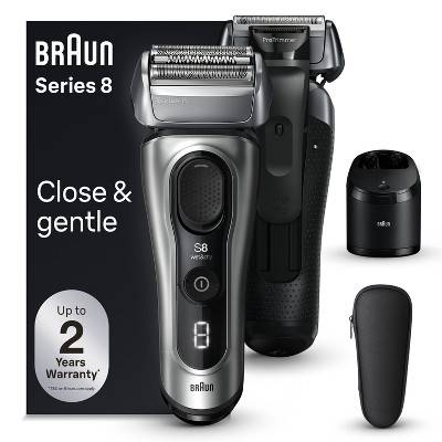 Braun Series 8-8567cc Rechargeable Wet and Dry Shaver + Smartcare Center, Silver