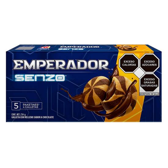 Gamesa galleta emperador senzo (5 un) (chocolate)