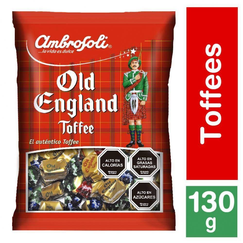 Ambrosoli caramelo old england toffe (bolsa 130 g)