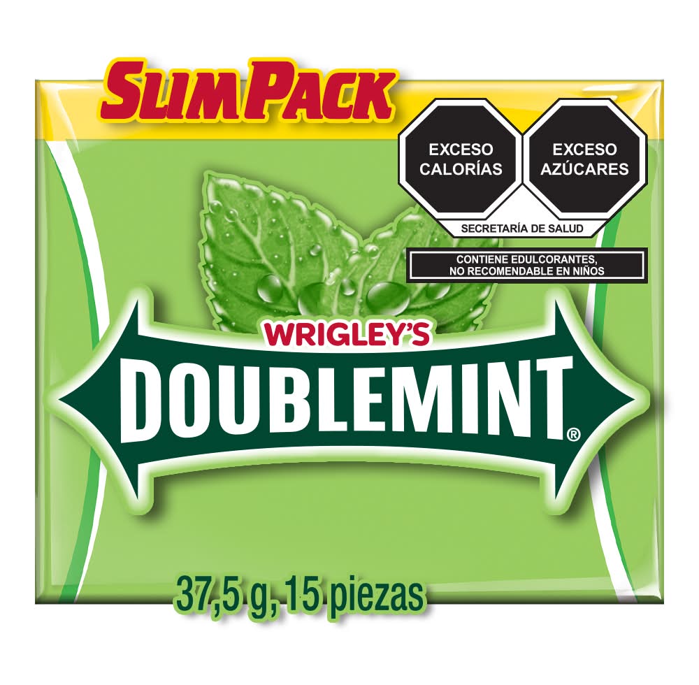 Doublemint · Goma de mascar, menta (15 un)