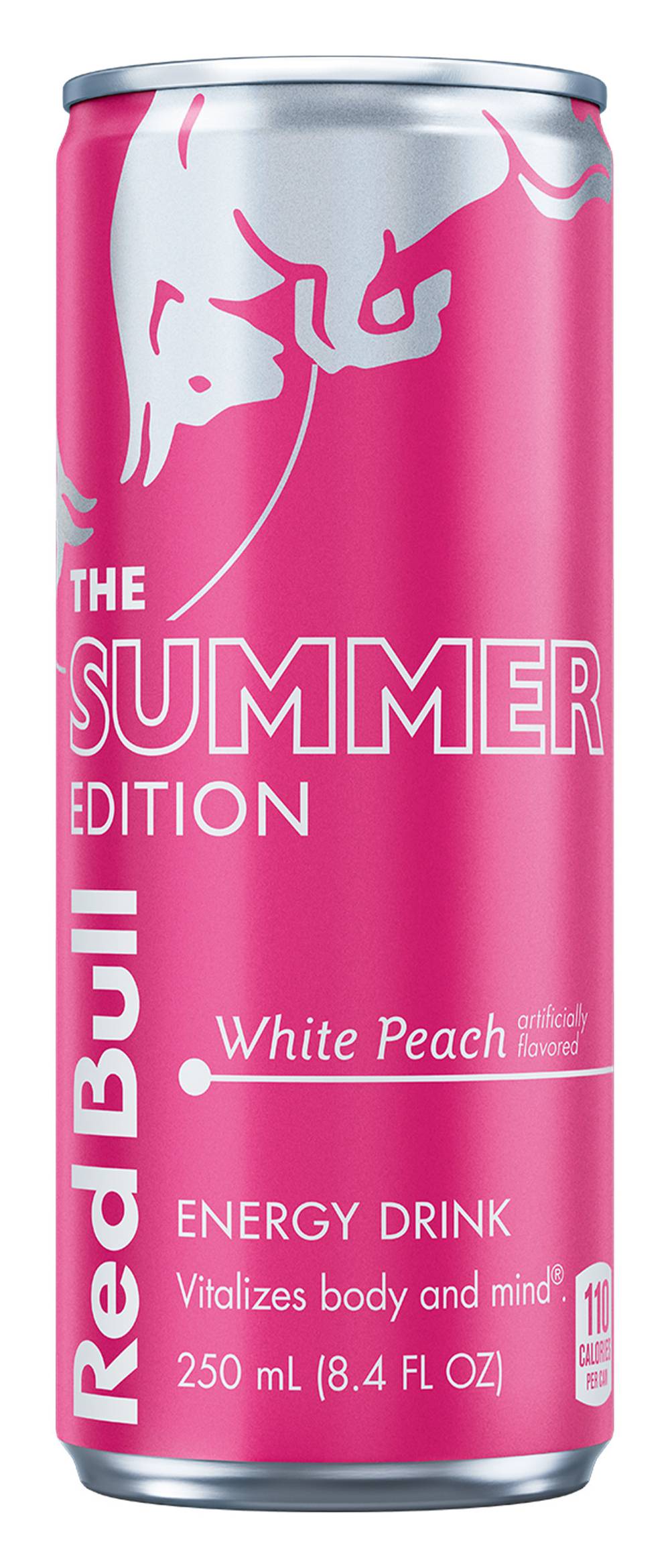 Red Bull Summer Edition Energy Drink, White Peach (8.4 fl oz)