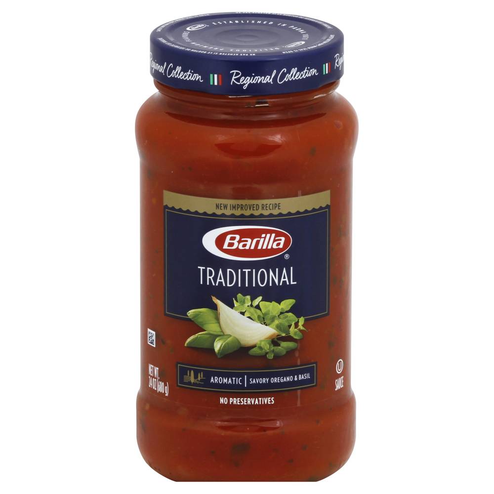 Barilla Traditional Savory Oregano & Basil Pasta Sauce (1.5 lbs)