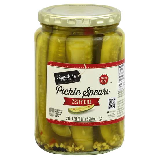 Signature Select Pickle Zesty Dill Spears (24 fl oz)