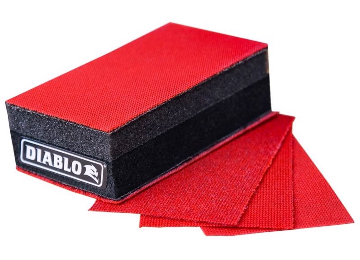 Diablo Reusable 5 In. L X 2-3/4 In. W Wet/Dry Hand Sanding Pad