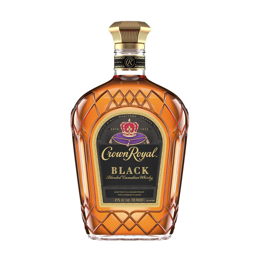 Crown Royal Black Blended Canadian Whisky (1 L)