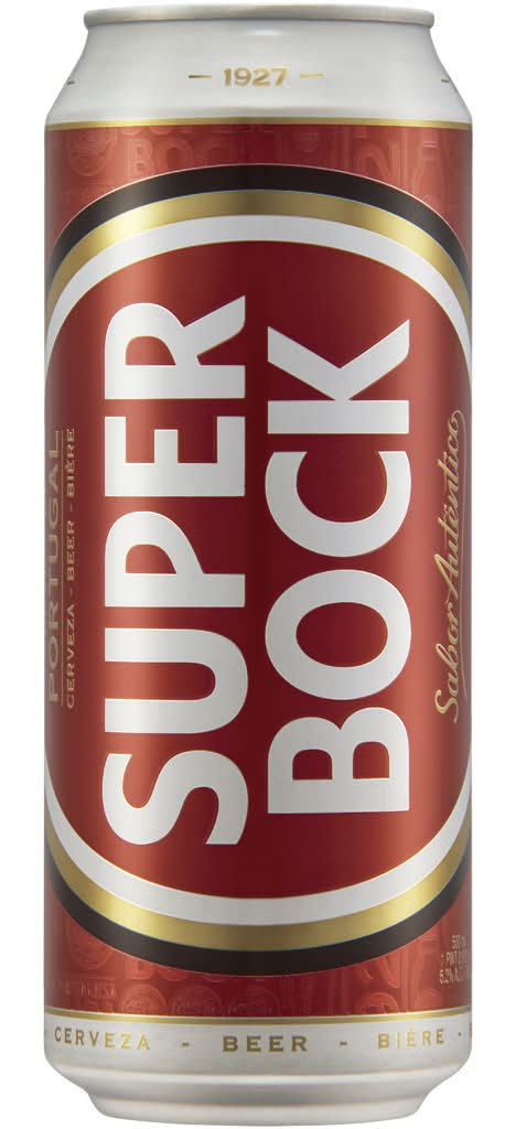 Super Bock - Cerveja com álcool, lata, garrafa de 500 ml