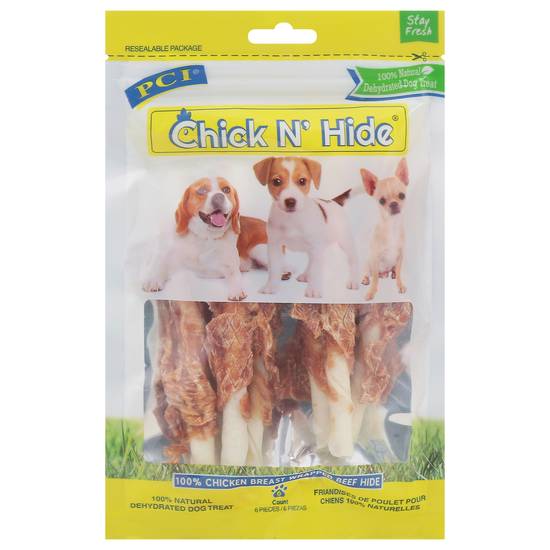 Chick N' Hide 100% Natural Dehydrated Dog Treat (6 ct)