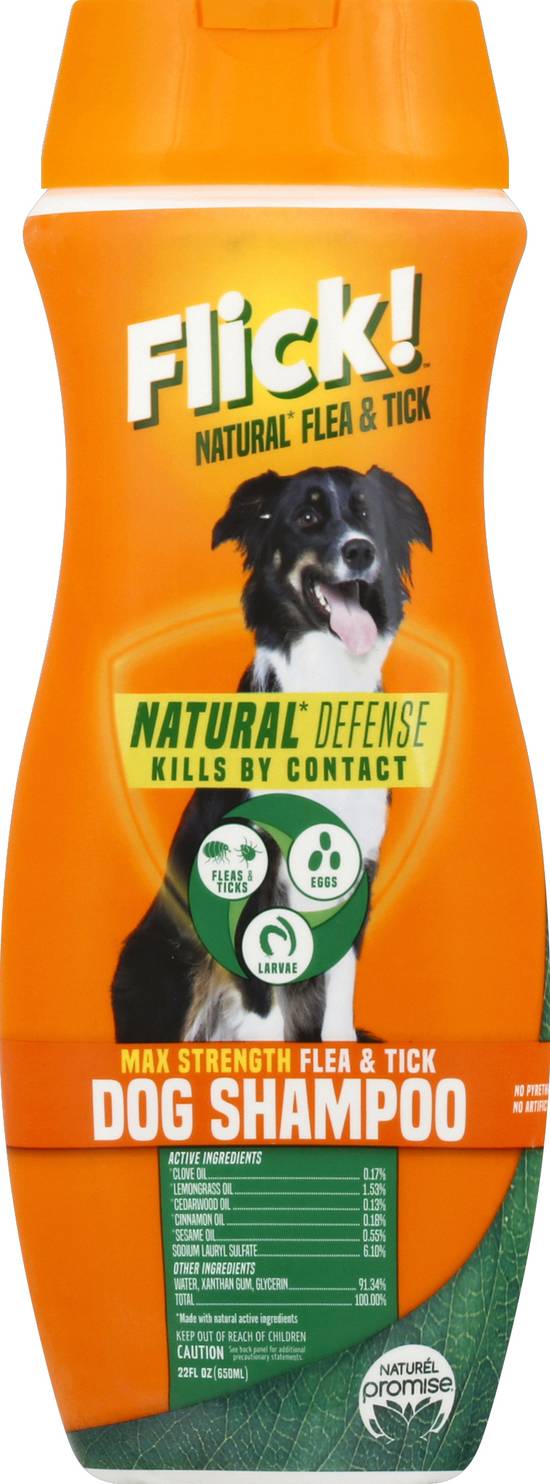Flick! Max Strength Flea & Tick Dog Shampoo