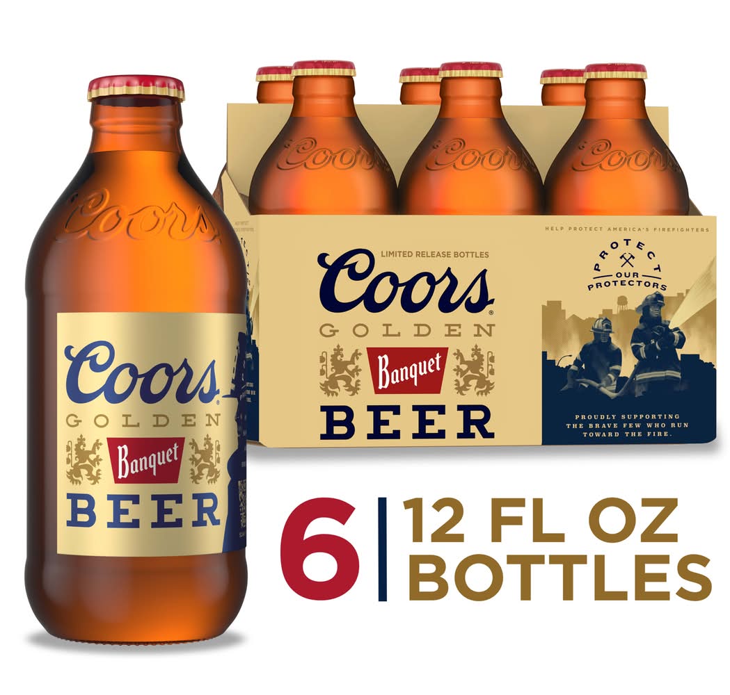 Coors Golden Banquet Lager Beer (6 x 12 fl oz)