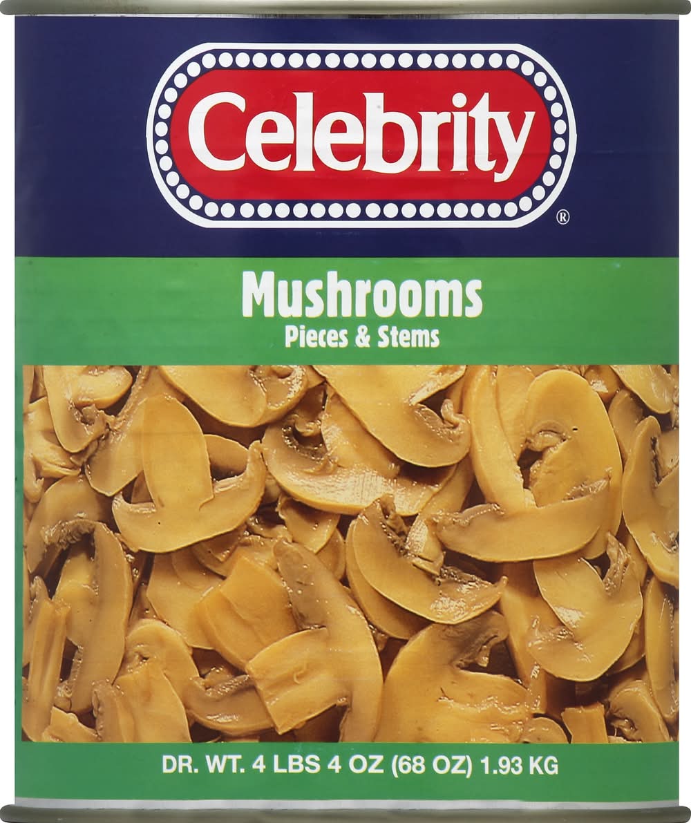 Celebrity Goat's Mushrooms Pieces & Stems (68 oz)