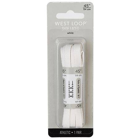 West Loop Athletic Lace White - 45" 1.0 pr