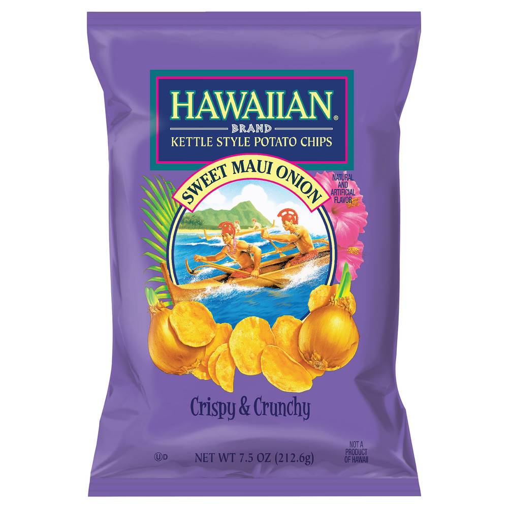 Hawaiian Flavored Potato Chips, Sweet Maui Onion (7.5 oz)