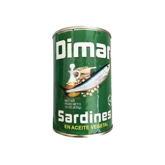 DIMAR Sardina E/Aceite Vegetal 7.9 Oz (215Gr)
