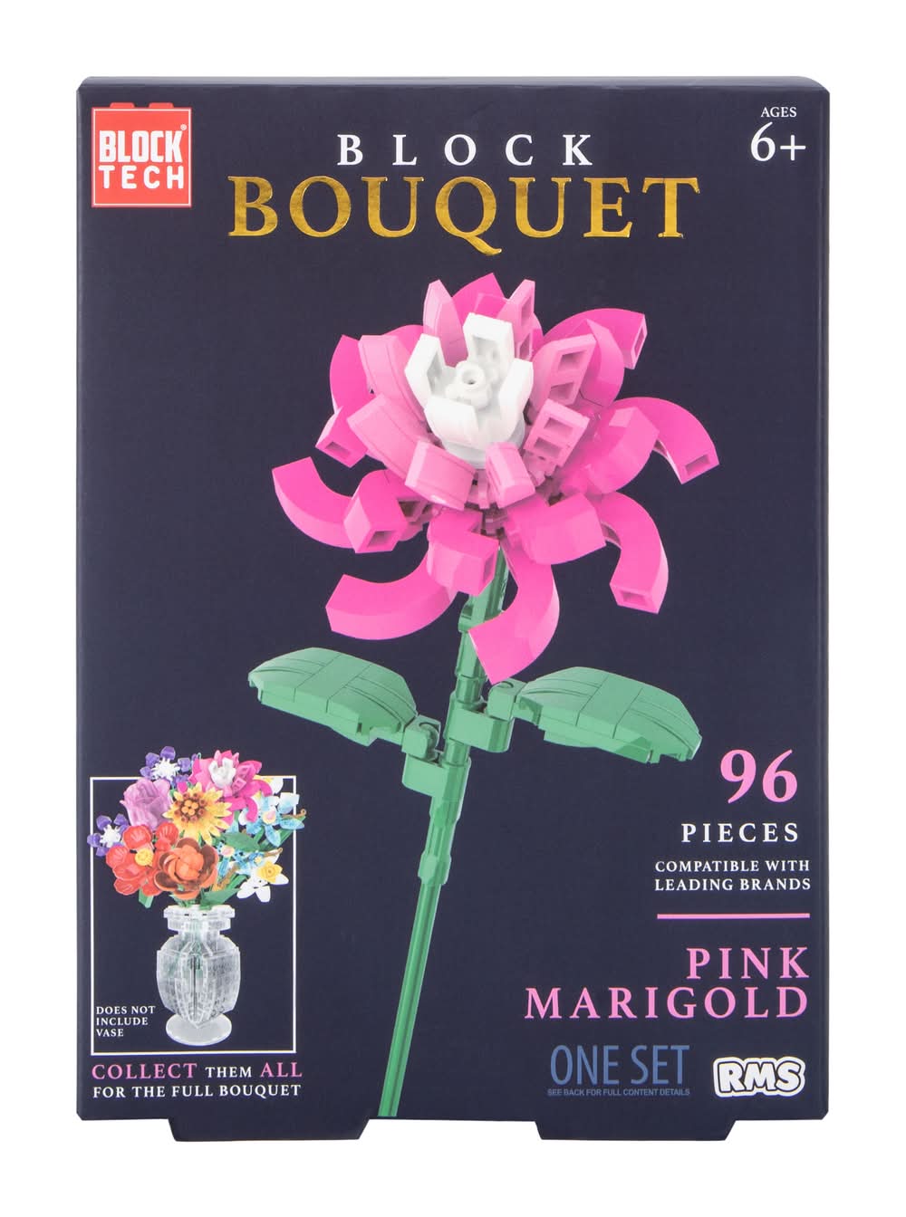 Block Tech™ Block Bouquet Set Pink Marigold