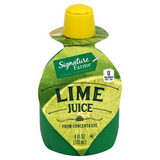 Signature Farms Lime Juice From Concentrate (4 fl oz)