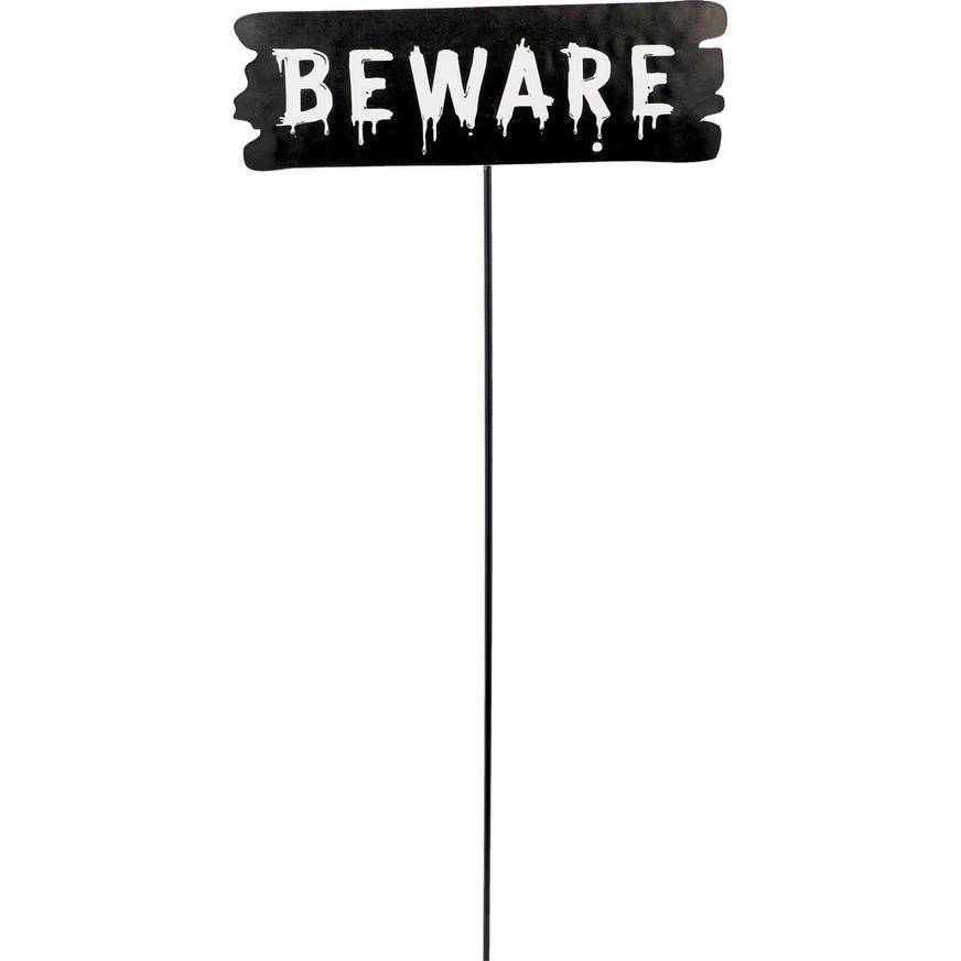 Beware Halloween Yard Stake