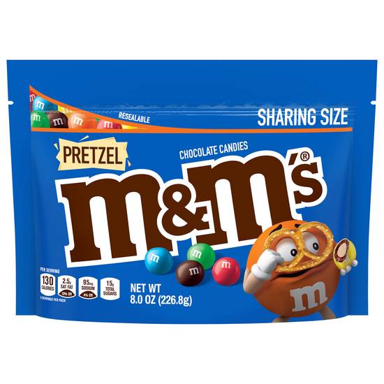 M&M's Sharing Size Pretzel Chocolate Candies (8 oz)