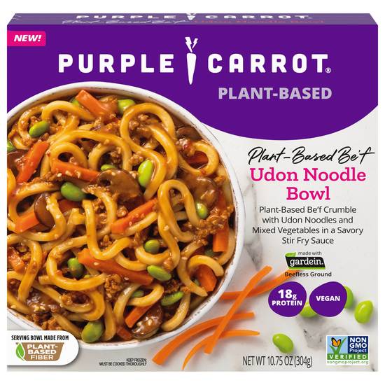 Purple Carrot Be'f Udon Noodle Bowl