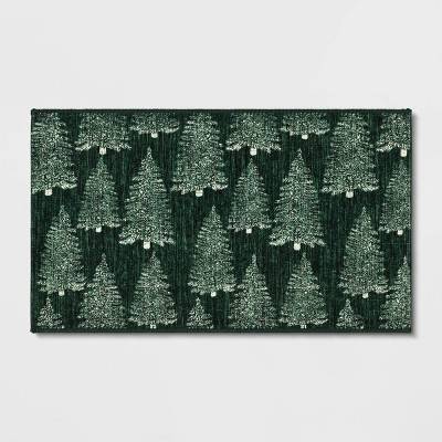 1'8"x2'10" Rectangle Trees Rug Green - Threshold™