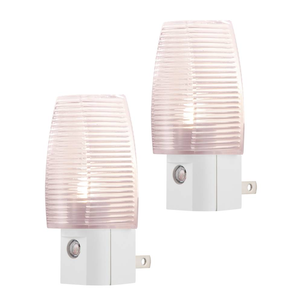 Enbrighten 2-Pack White LED Auto On/Off Night Light | 37287