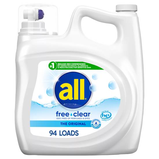 All Free & Clear Liquid Detergent With Stainlifters