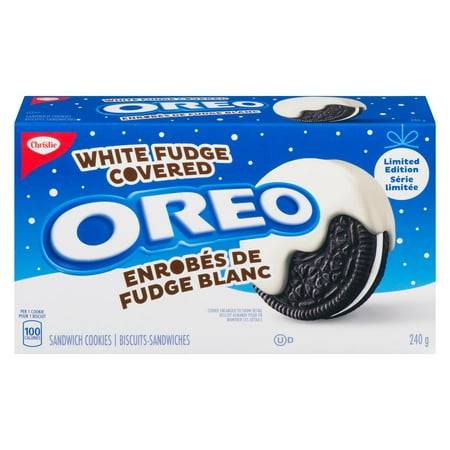 Oreo White Fudge Covered Sandwitched Cookies (240 g)