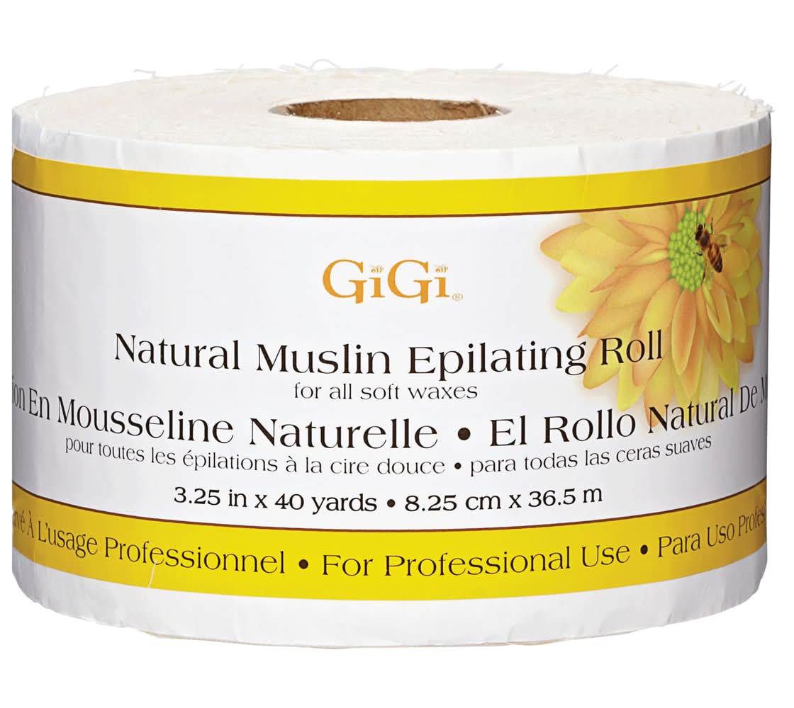 GiGi Natural Muslin Epilating Roll For All Soft Waxes