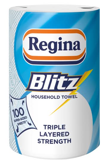 Regina Blitz Household Tripled Layered Strength Paper Towel
