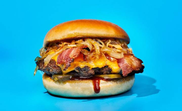 BBQ & Maple Bacon Cheeseburger