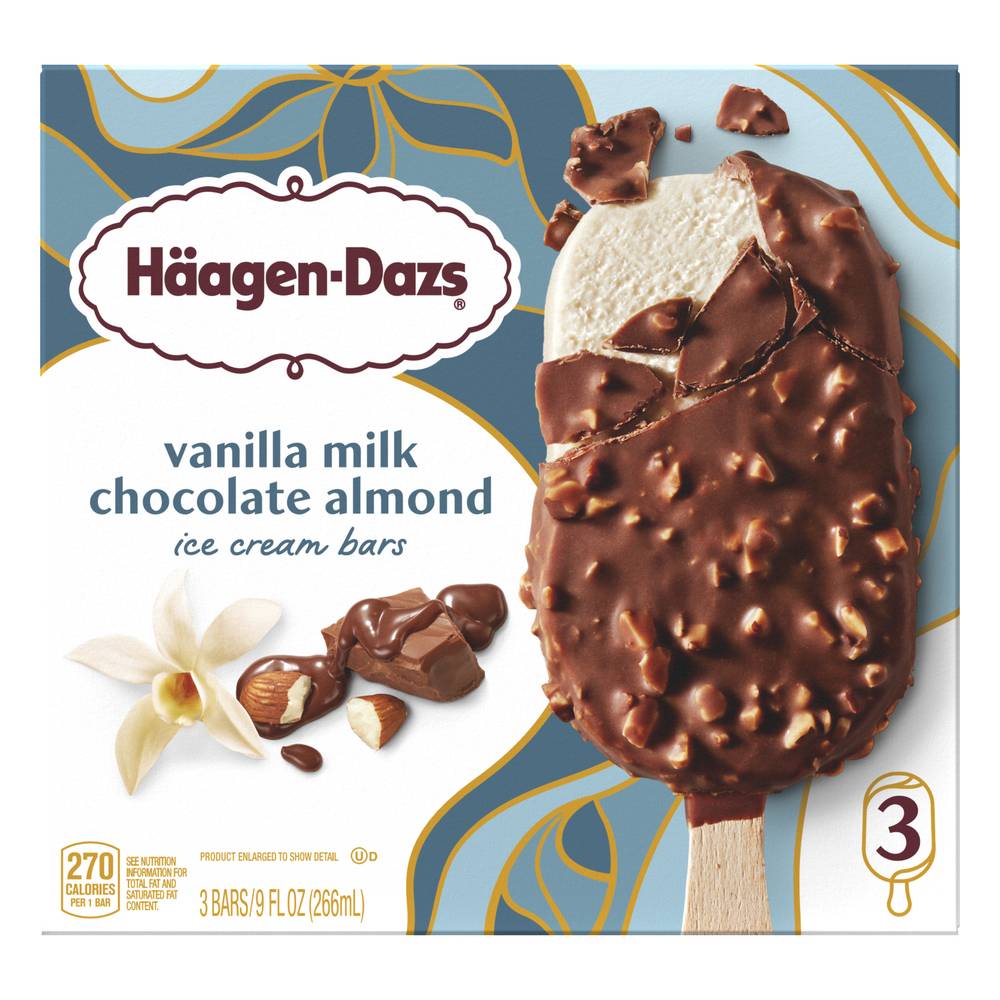 Häagen-Dazs Ice Cream Bars (vanilla milk-chocolate-almond)