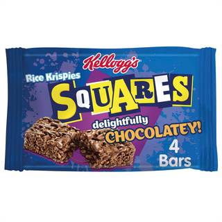 Kellogg's Rice Krispies Squares Delightfully Chocolatey Snack Bars 4x36g