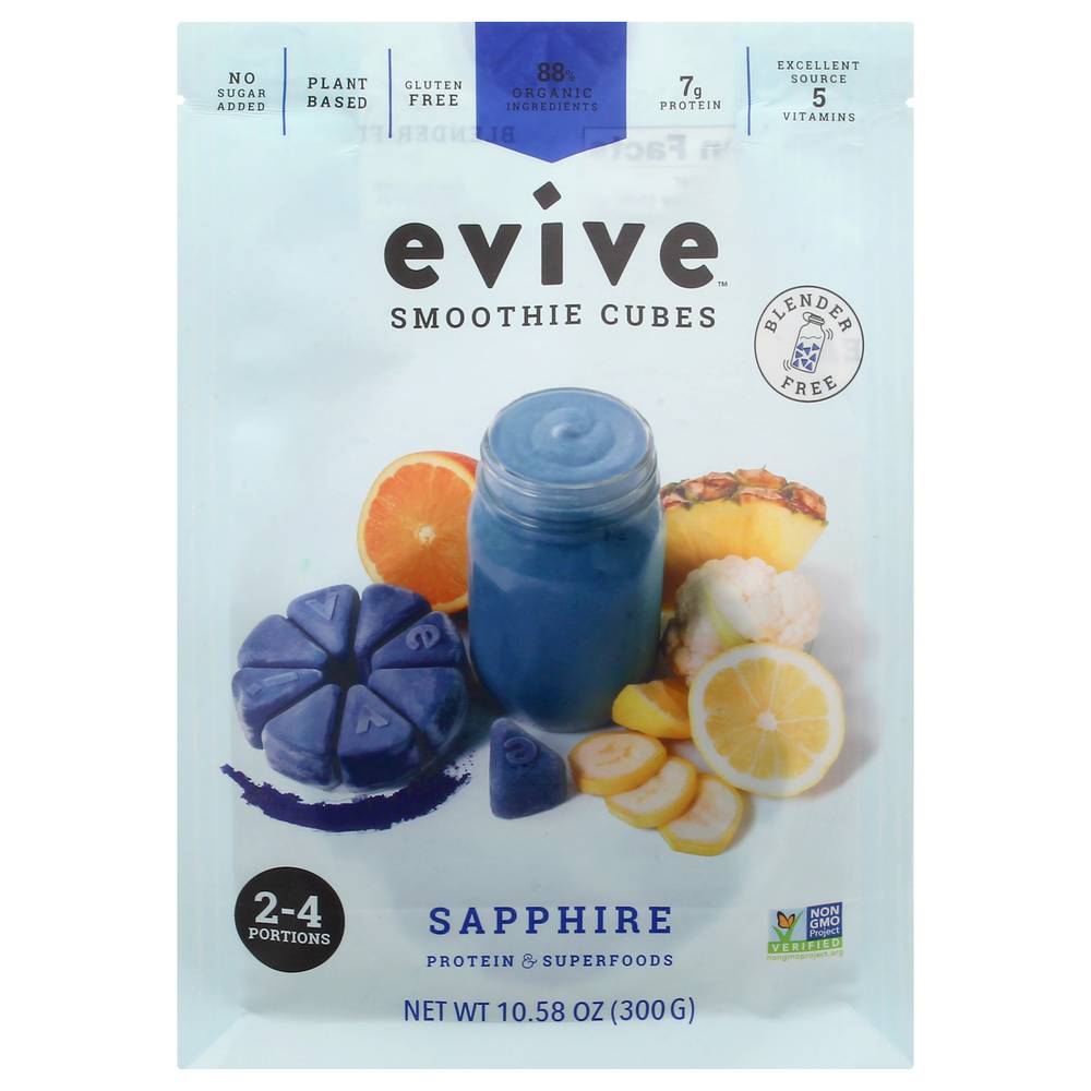 Evive Sapphire Smoothie Cubes (10.58 oz)