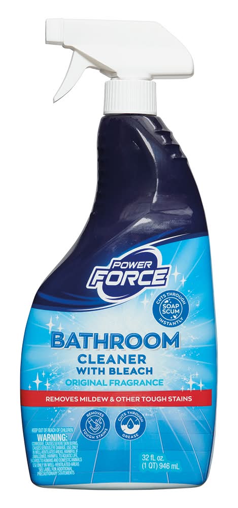 Power Force Bathroom Cleaner With Bleach, Original (32 fl oz)