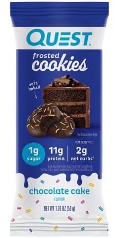 Quest Frosted Cookie Chocolate Cake 1.76oz