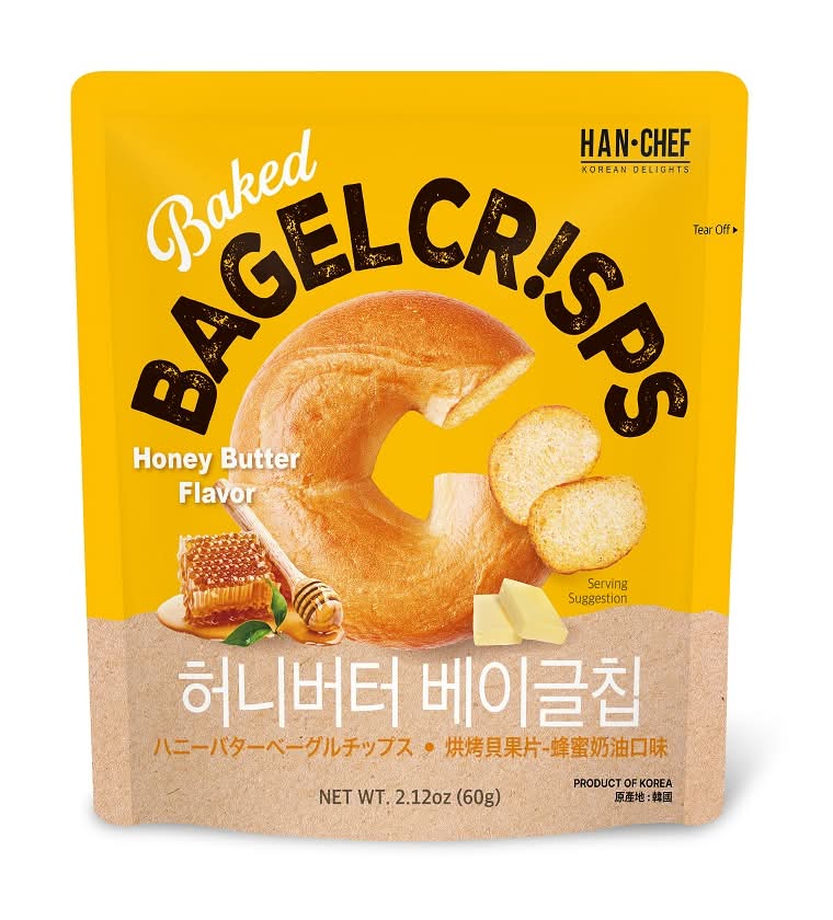 HAN CHEF烘烤貝果片蜂蜜奶油口味 <60g克 x 1 x 1Bag袋>