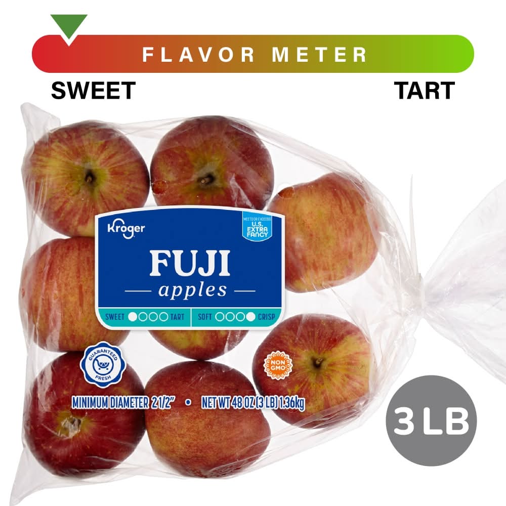 Kroger® Fuji Apples – 3 Pound Bag