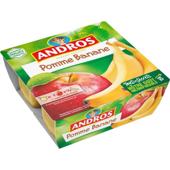Compote pomme banane ANDROS ANDROS 5 pots - 100g