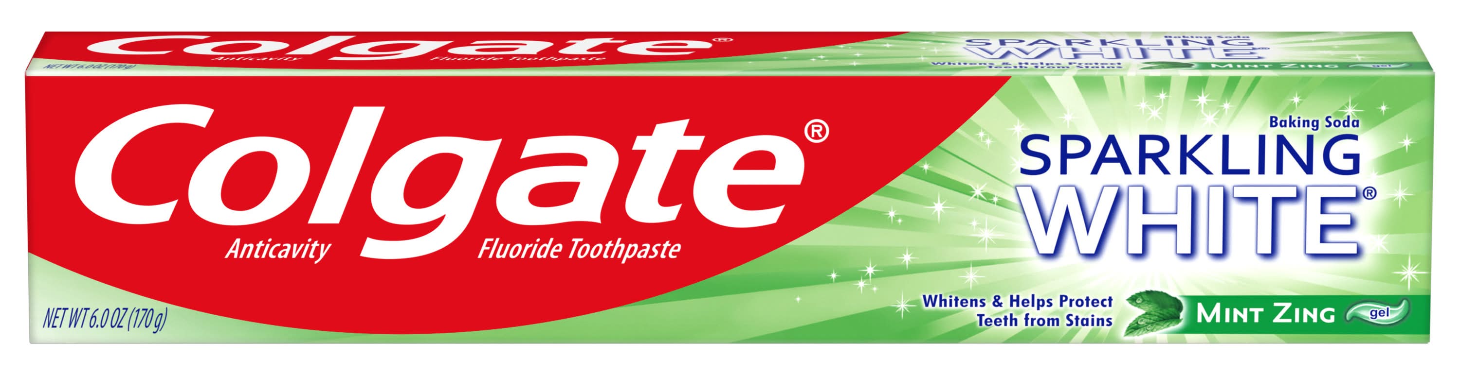Colgate Mint Zing Saprkling White Toothpaste (6 oz)