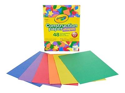 Crayola Construction Paper Shapes (48 sheets)