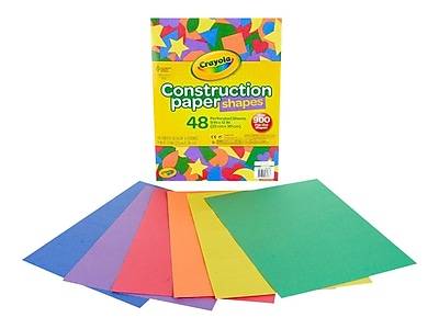 Crayola 9 x 12 Construction Paper, Assorted Colors, 48/Pack (99-0036)