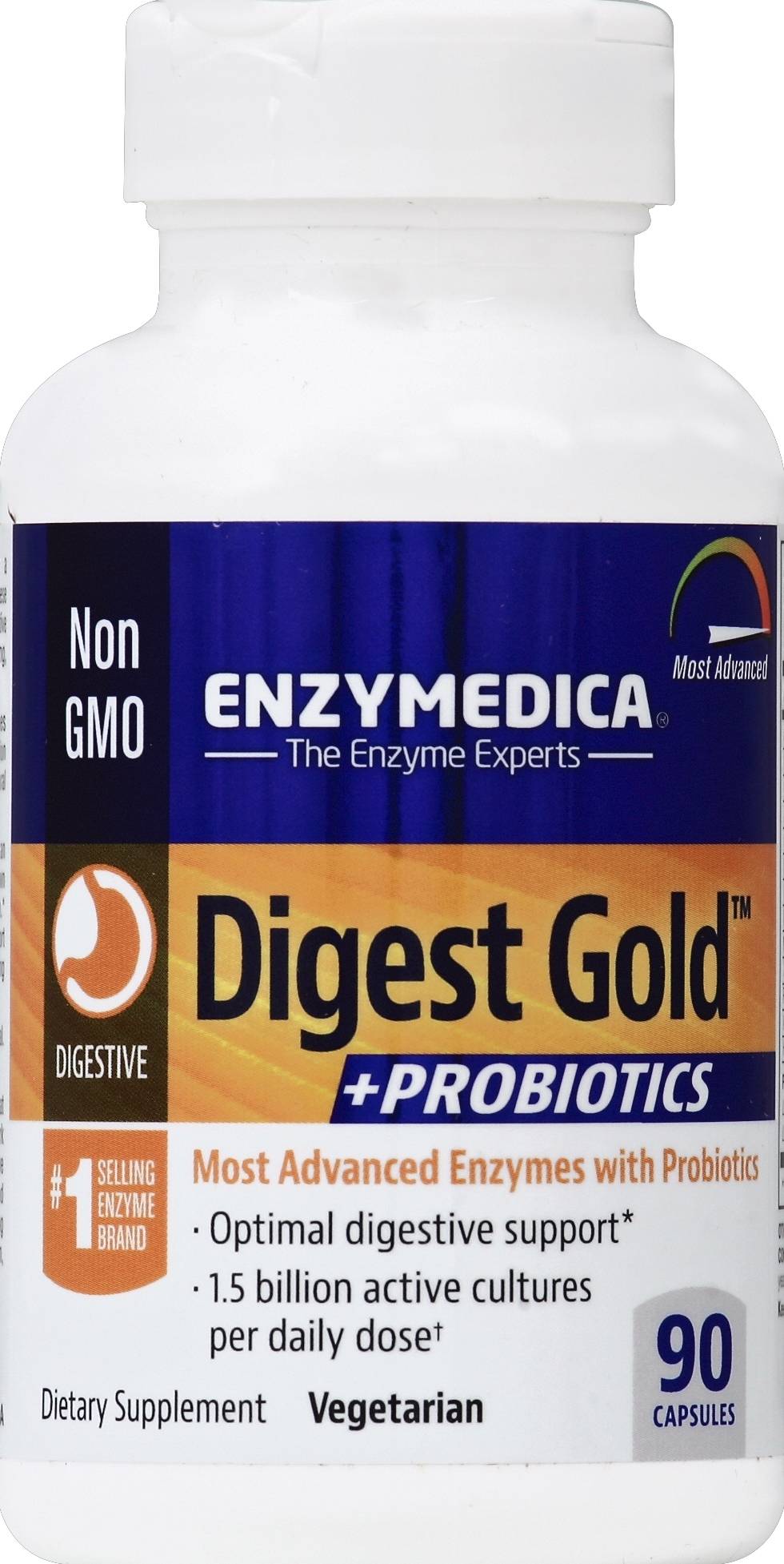 Enzymedica Digest Gold + Probiotics Vegetarian Supplement (2.4 oz)