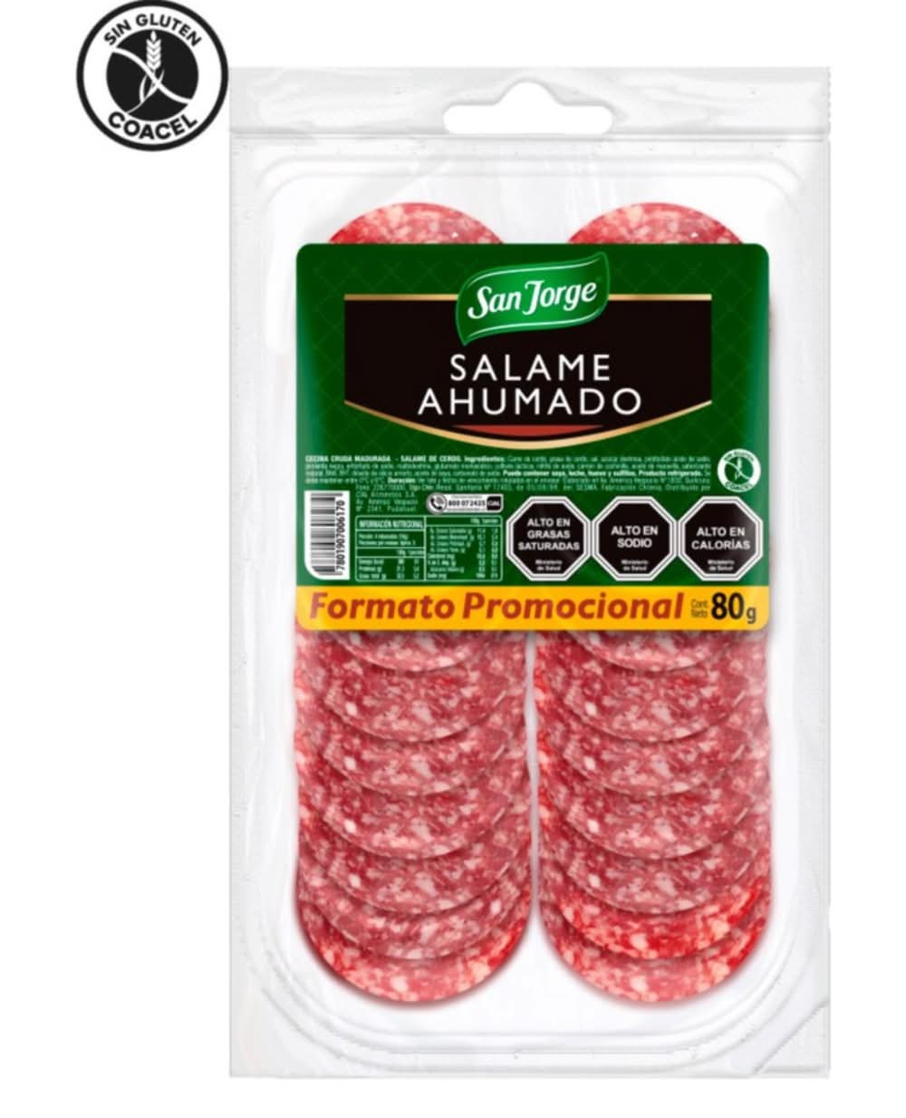 San Jorge · Salame ahumado (80 g)