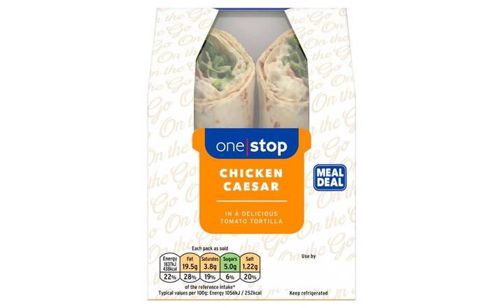 £3.90 Meal Deal: Chicken Caesar Wrap + Drink + Snack