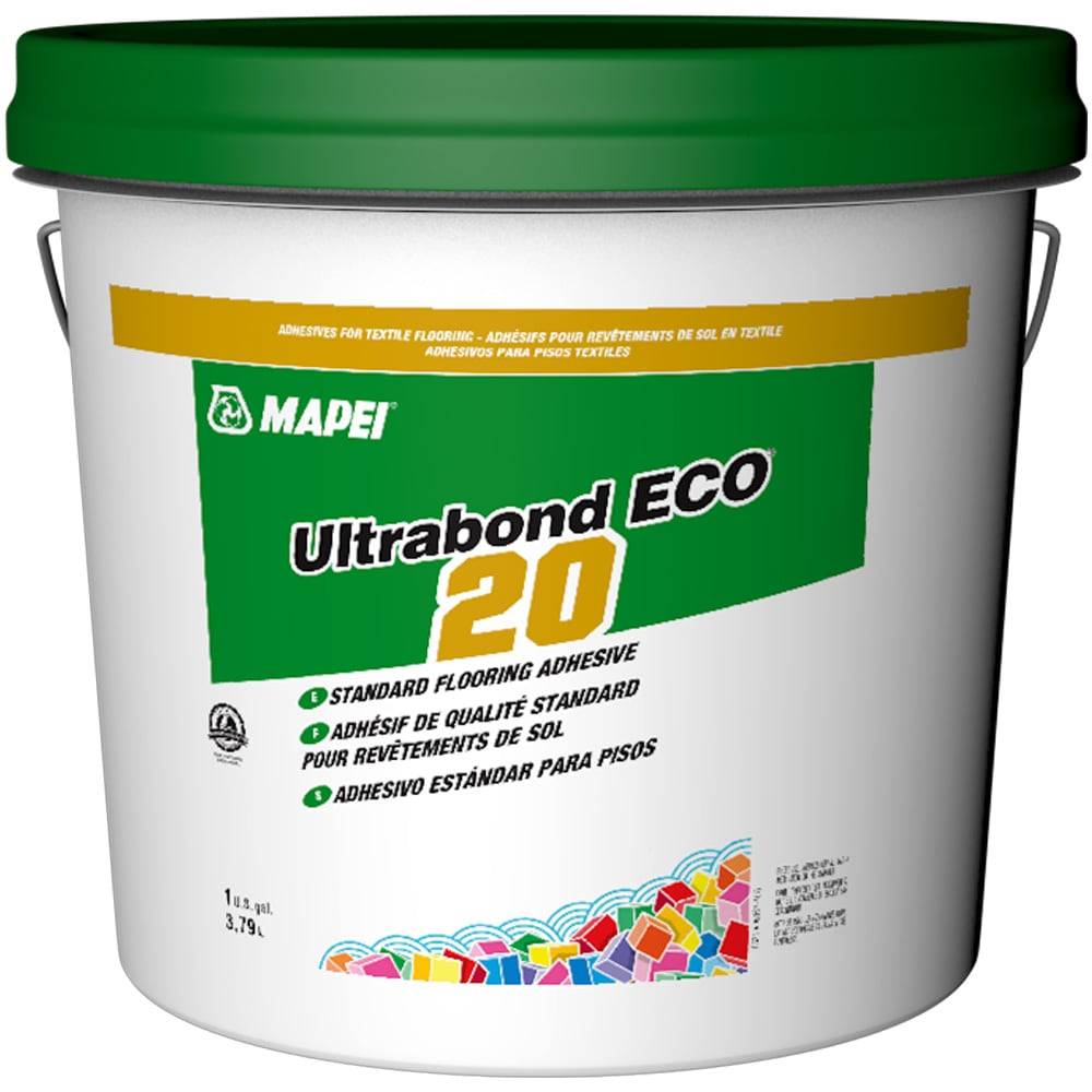 MAPEI UltraBond ECO 20 Sheet vinyl and carpet Multi-purpose Flooring Adhesive ( 1 - Gallons ) | 1949304